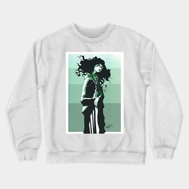 Warrior Sister Crewneck Sweatshirt by LiamCallebout